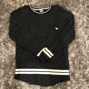 VS Pink crew neck sweater